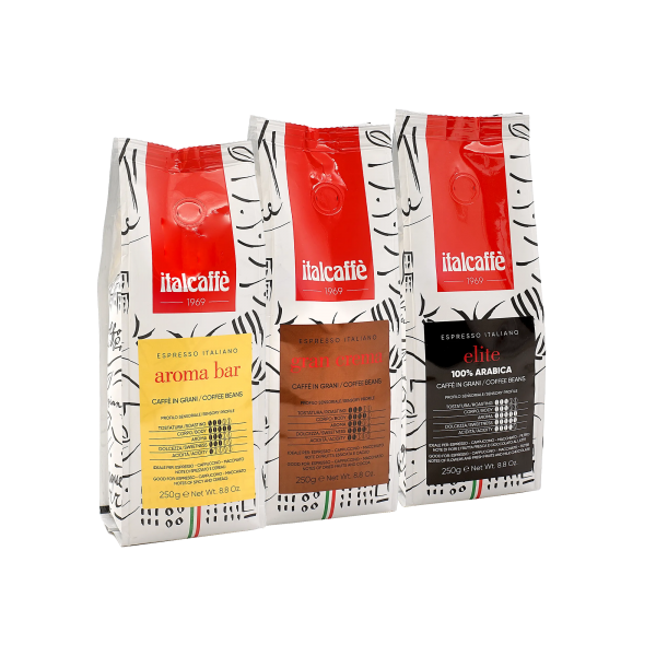 Italcaffè Starterpaket, 3 x 250 g Bohne