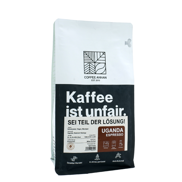 Coffee Annan Uganda Espresso, 350 g Bohne