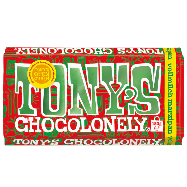 Tony&#039;s Choc Vollmilch Marzipan, 180 g